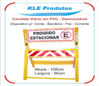 Cavalete em PVC